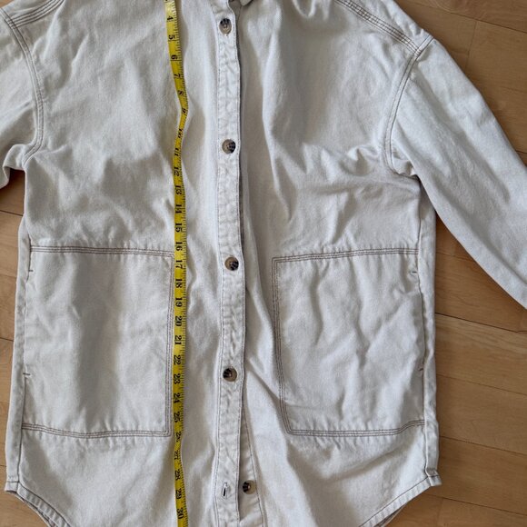 OAK + FORT ECRU/CREAM SIZE SMALL UTILITY JACKET - Picture 4 of 5